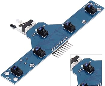Capteur TCRT5000 à 5 canaux, conçu pour Arduino et systèmes embarqués de navigation